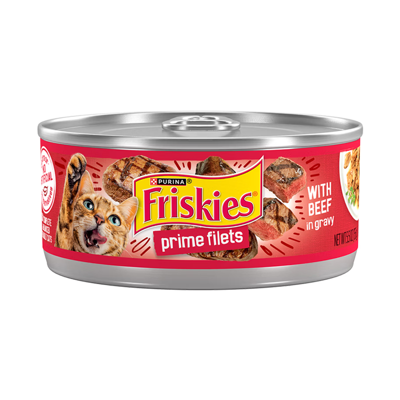 Friskies Prime Filets With Beef in Gravy Adult Wet Cat Food